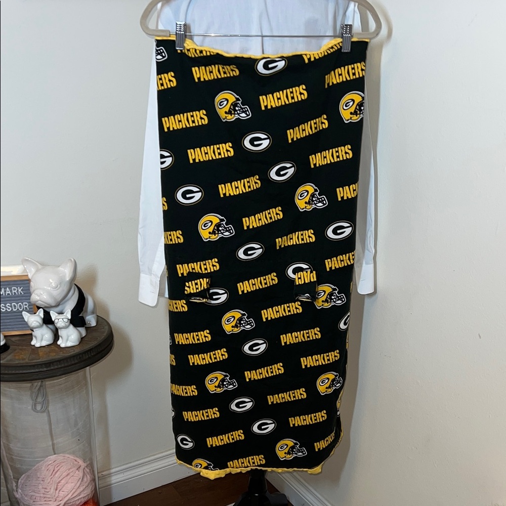 Green Bay Packers Black and Yellow Women's Skirt